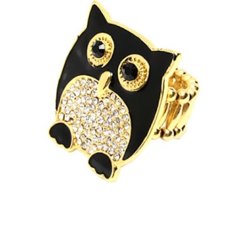 NWT Amrita Singh Owl stretch ring